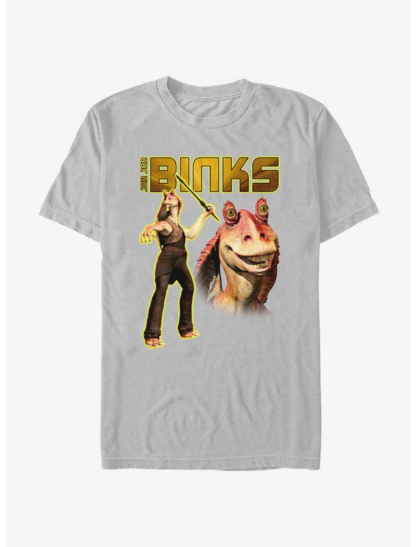 Star Wars Jar Jar Binks Starshots Heavyweight T-Shirt