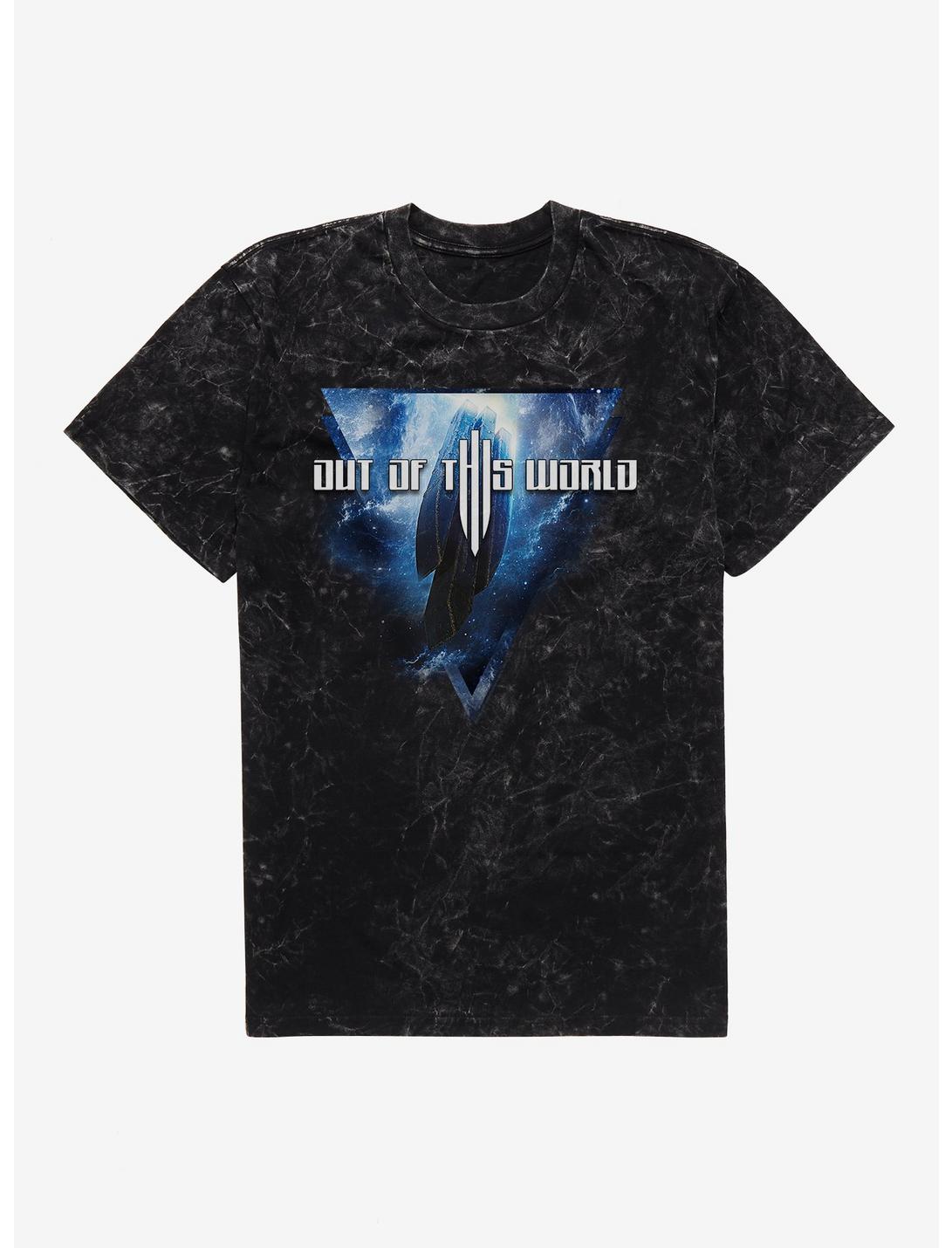 T-shirt délavé à motif prisme Out Of This World