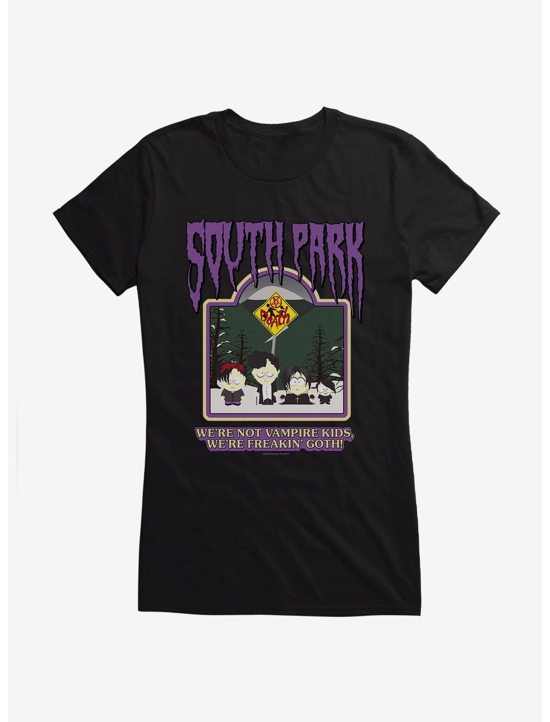 South Park We're Freakin Goth! Girls T-Shirt