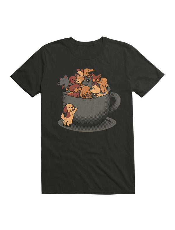 Puppy Latte Overflow Dog T-Shirt