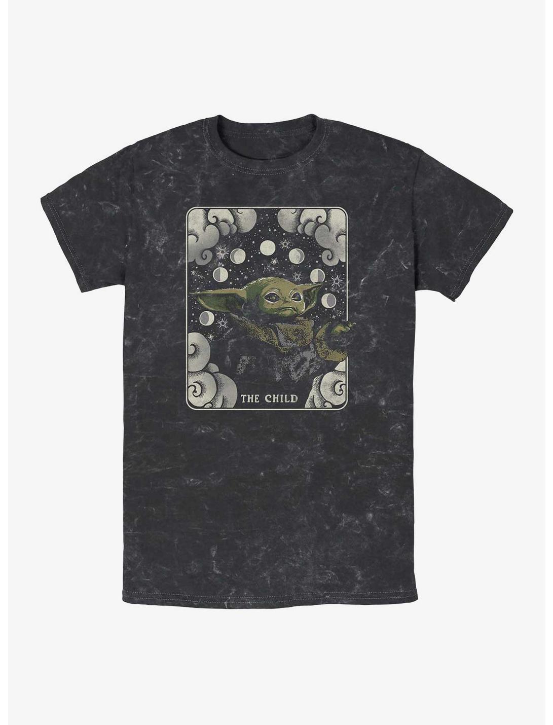 Star Wars The Mandalorian Child Card Mineral Wash T-Shirt