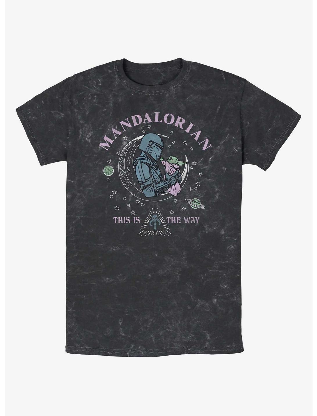 Star Wars The Mandalorian Cosmic Mando Mineral Wash T-Shirt