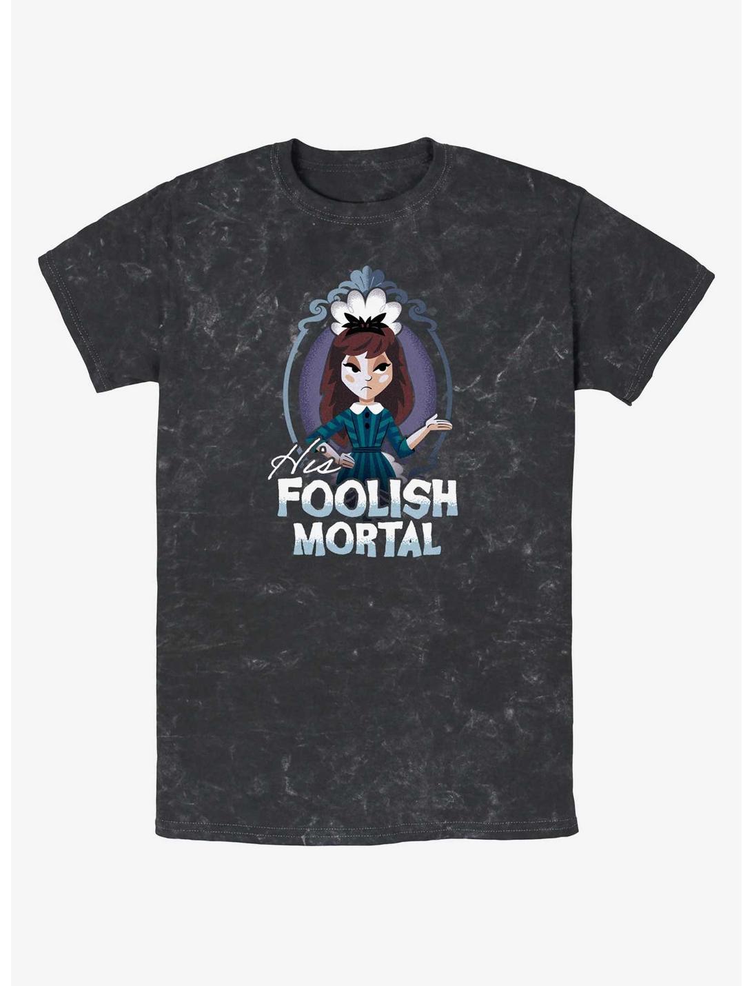 Disney Haunted Mansion His Foolish Mortal Mineral Wash T-Shirt