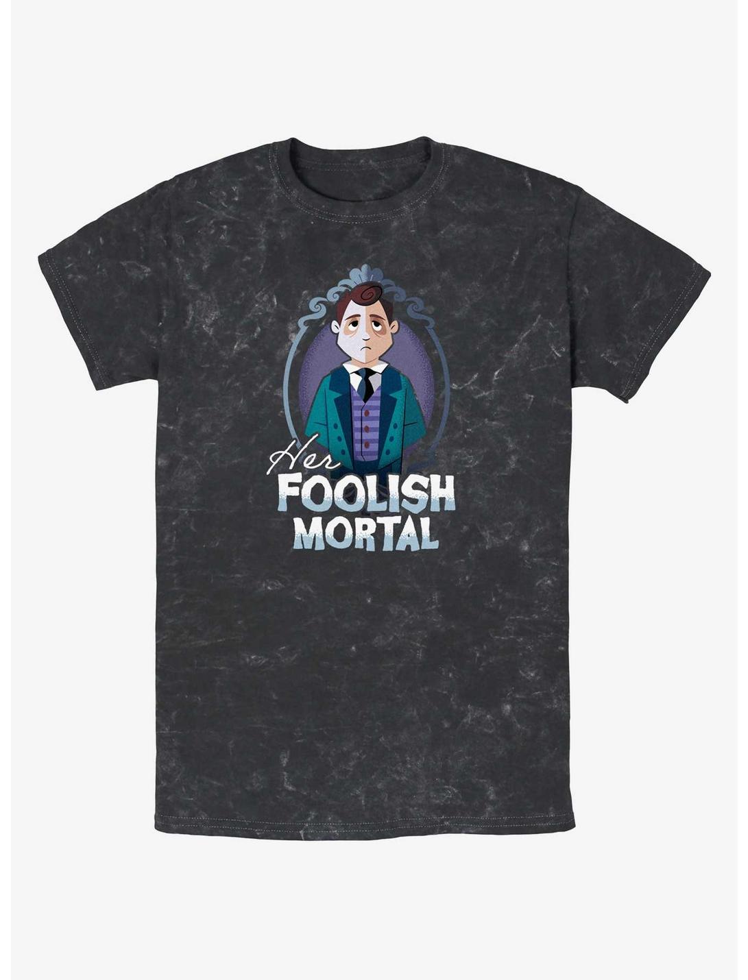 Disney Haunted Mansion Her Foolish Mortal Mineral Wash T-Shirt