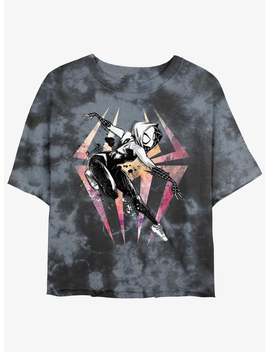 T-shirt court tie-dye Marvel Spider-Man Sketch Spider-Gwen pour filles