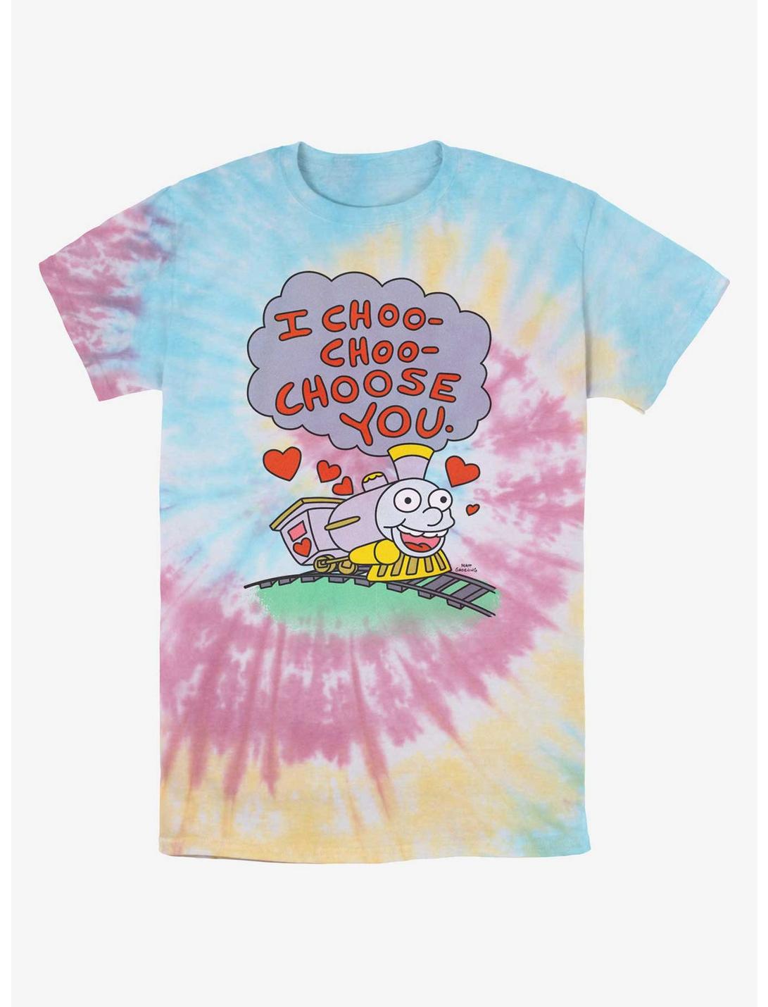 Simpsons Choo-Choose You Tie-Dye T-Shirt