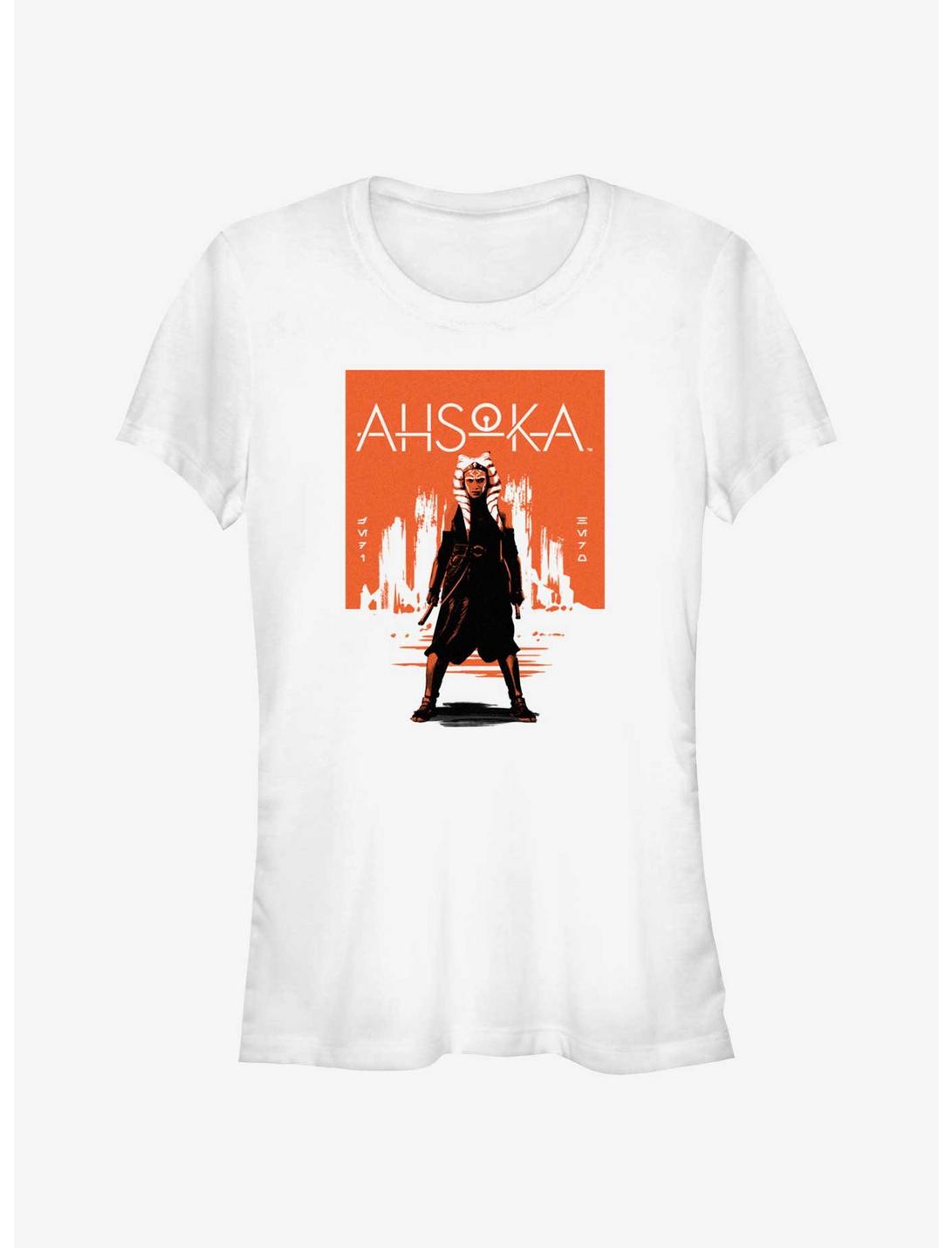 T-Shirt Fille Star Wars Ahsoka Position d'Action