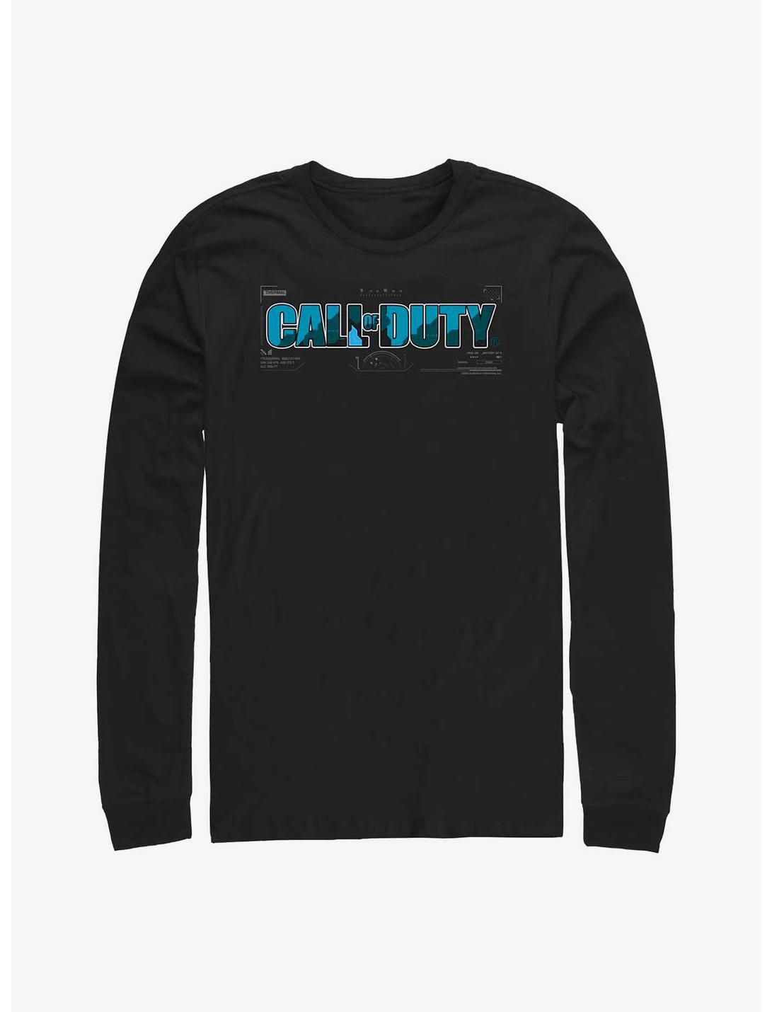 Call Of Duty Aqua Camo Long Sleeve T-Shirt