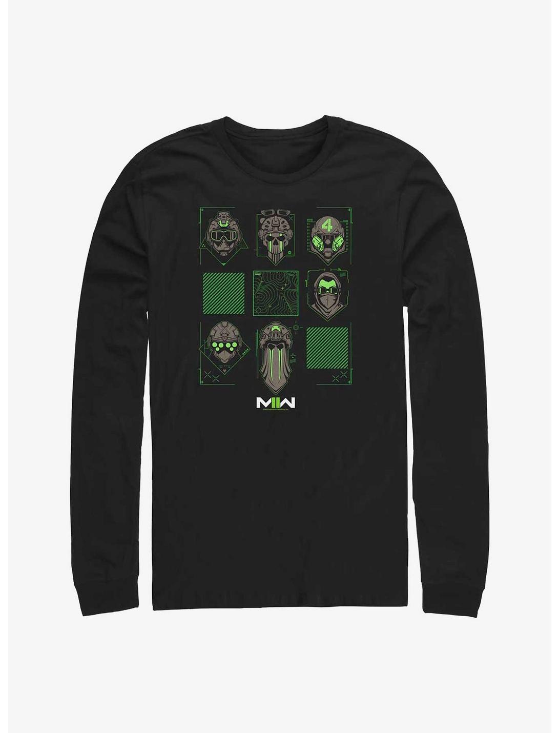 Call Of Duty Tactical Faces Long Sleeve T-Shirt