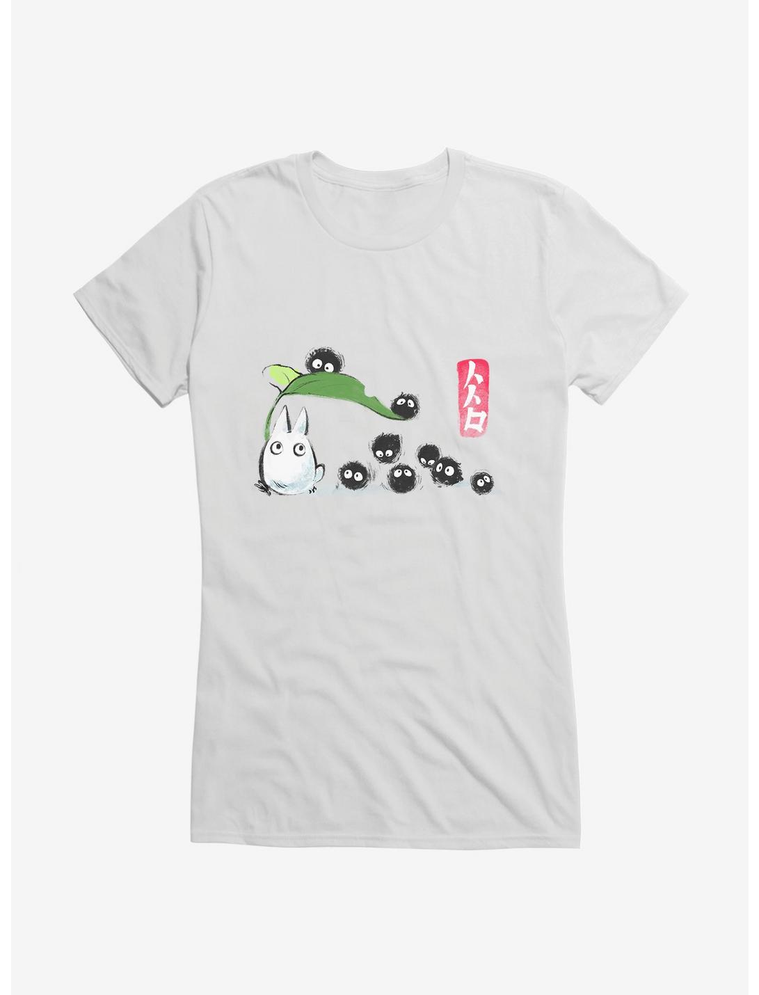 Studio Ghibli My Neighbor Totoro Soot Spirtes Follow Me Girls T-Shirt