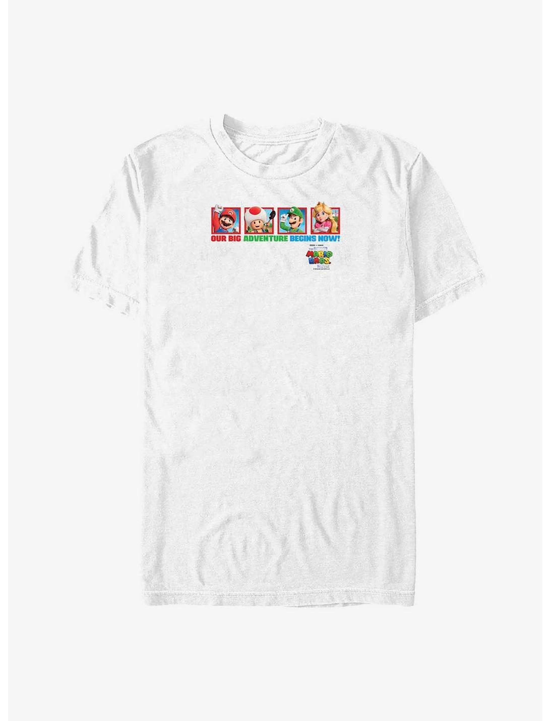 Mario Big Adventure Begins Now Big & Tall T-Shirt
