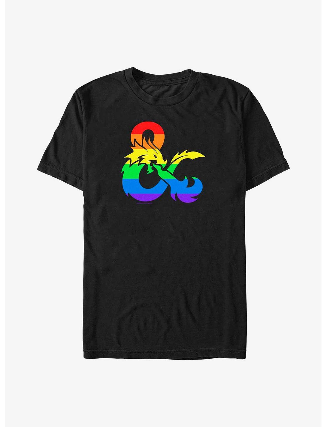 Dungeons & Dragons Pride Flag Logo Big & Tall T-Shirt