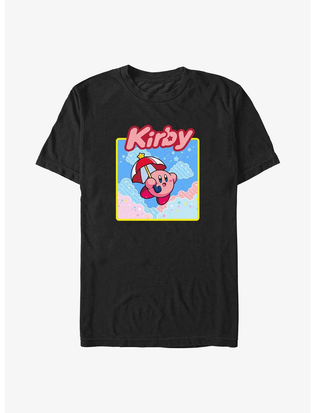 Kirby Starry Umbrella Big & Tall T-Shirt