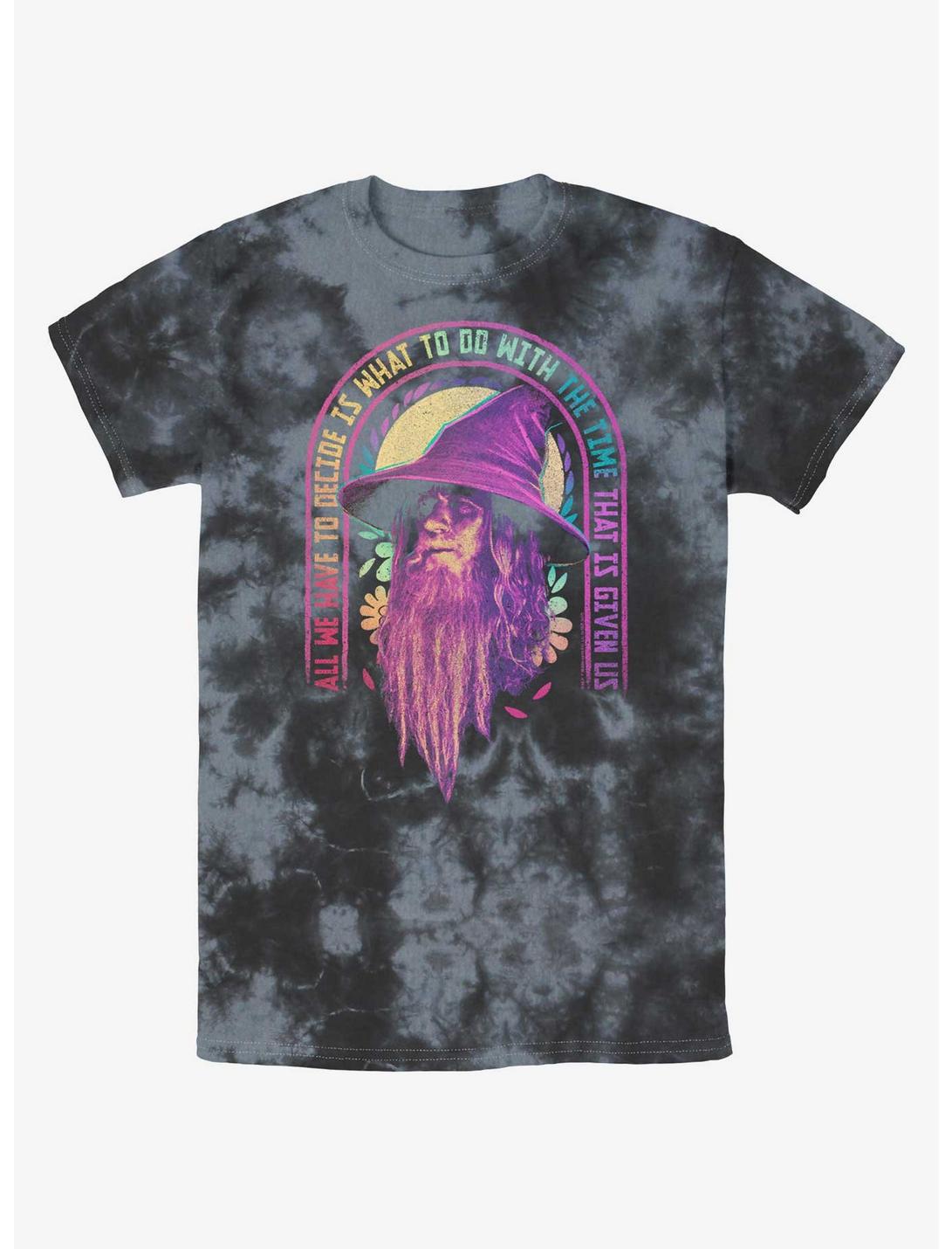 The Lord of the Rings Gandalf Decide With Time Tie-Dye T-Shirt