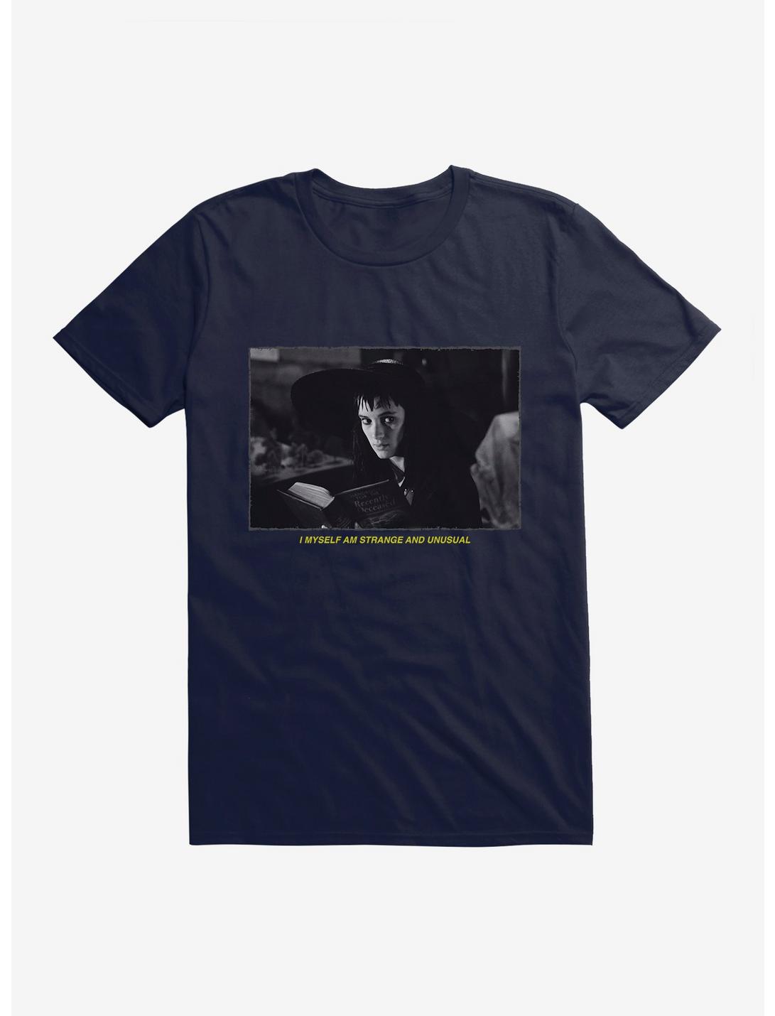 Beetlejuice Lydia I Myself Am Strange And Unusual T-Shirt