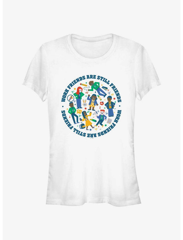 Abbott Elementary Work Friends Still Friends Girls T-Shirt