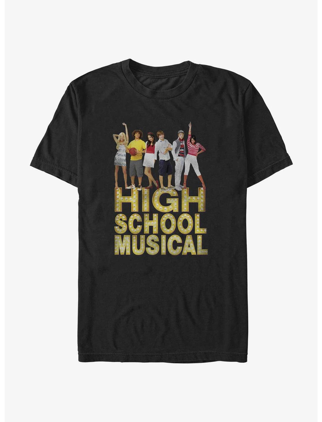 High School Musical Big Lights Group Pose T-Shirt
