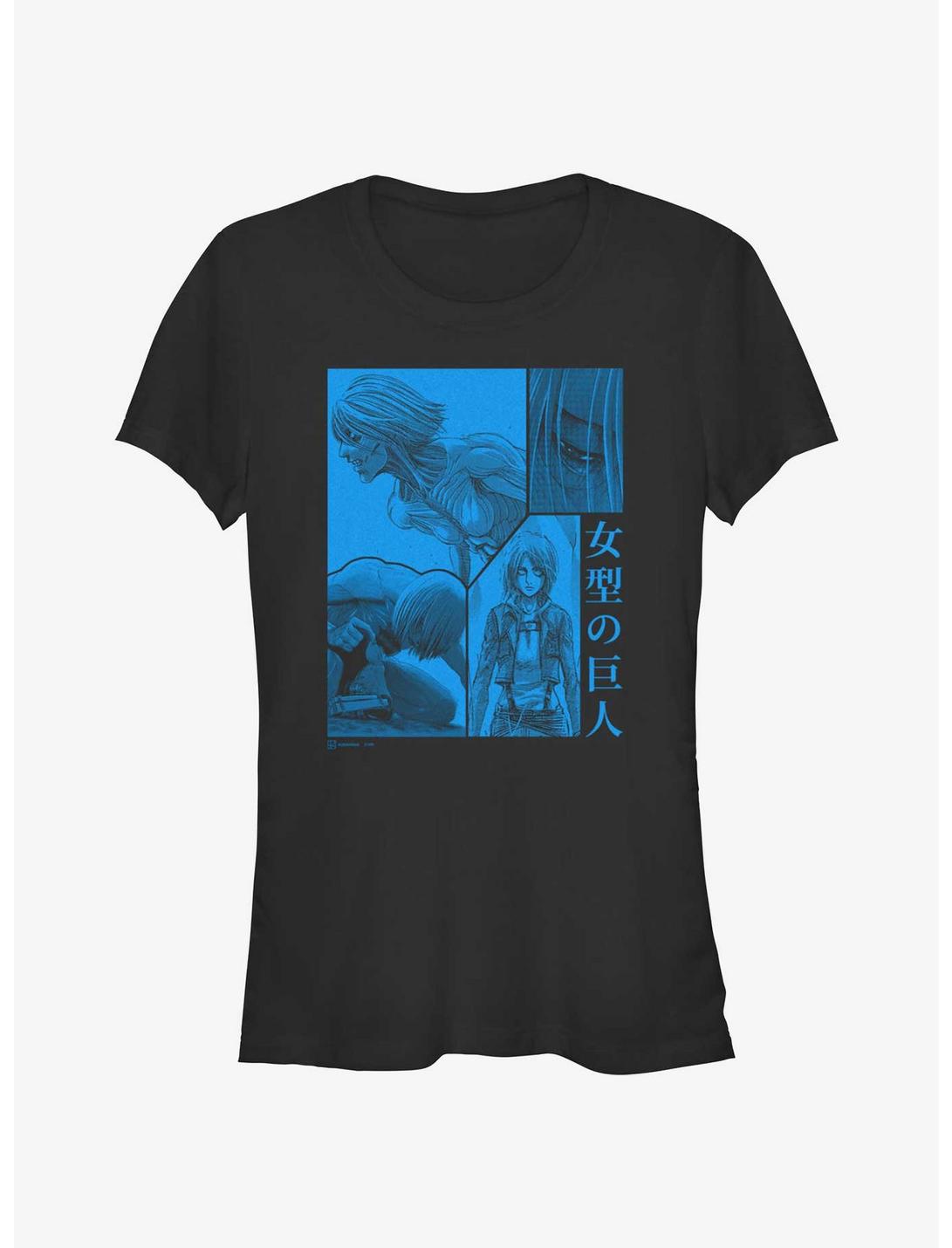 Attack On Titan Female Titan Collage Girls T-Shirt