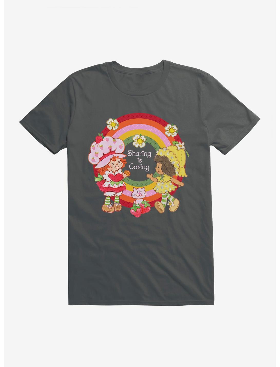 Strawberry Shortcake & Orange Blossom Sharing Is Caring Rainbow T-Shirt
