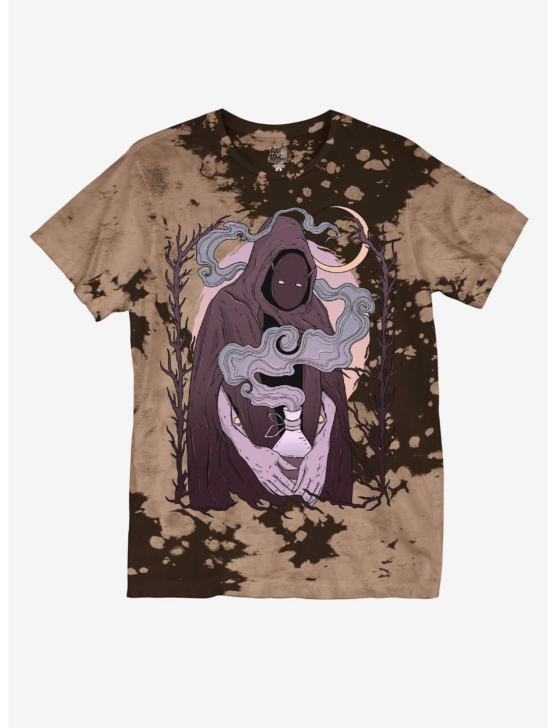 T-shirt ample pour filles Mystical Figure Wash By Toon Lord