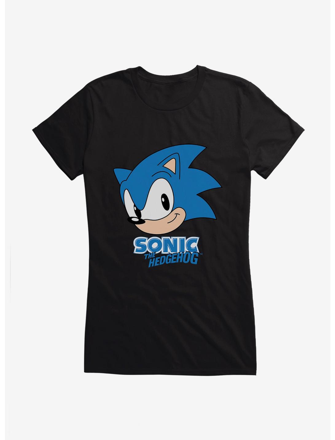 Sonic The Hedgehog Classic Sonic Face Girls T-Shirt