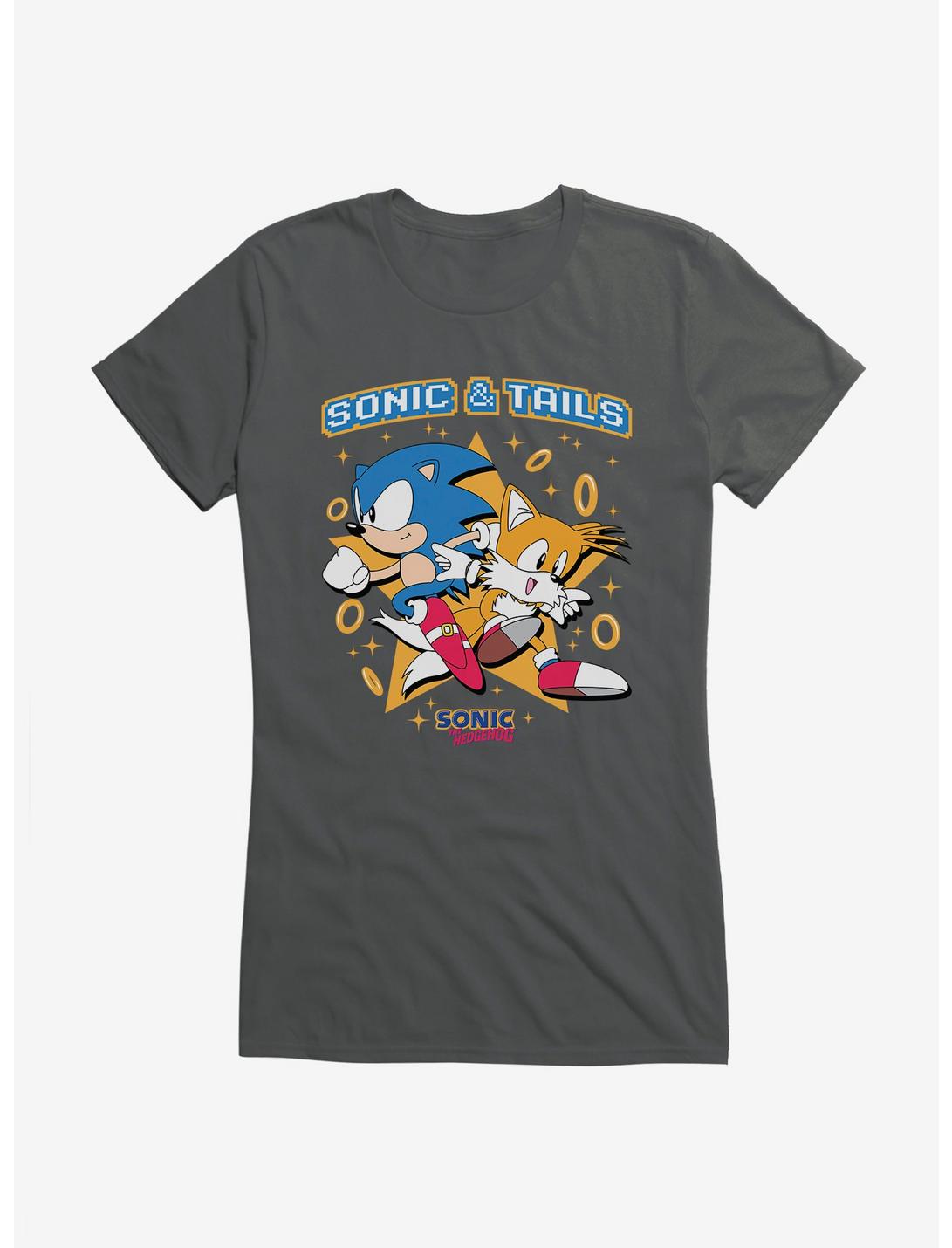 Sonic The Hedgehog Sonic And Tails Rings Girls T-Shirt
