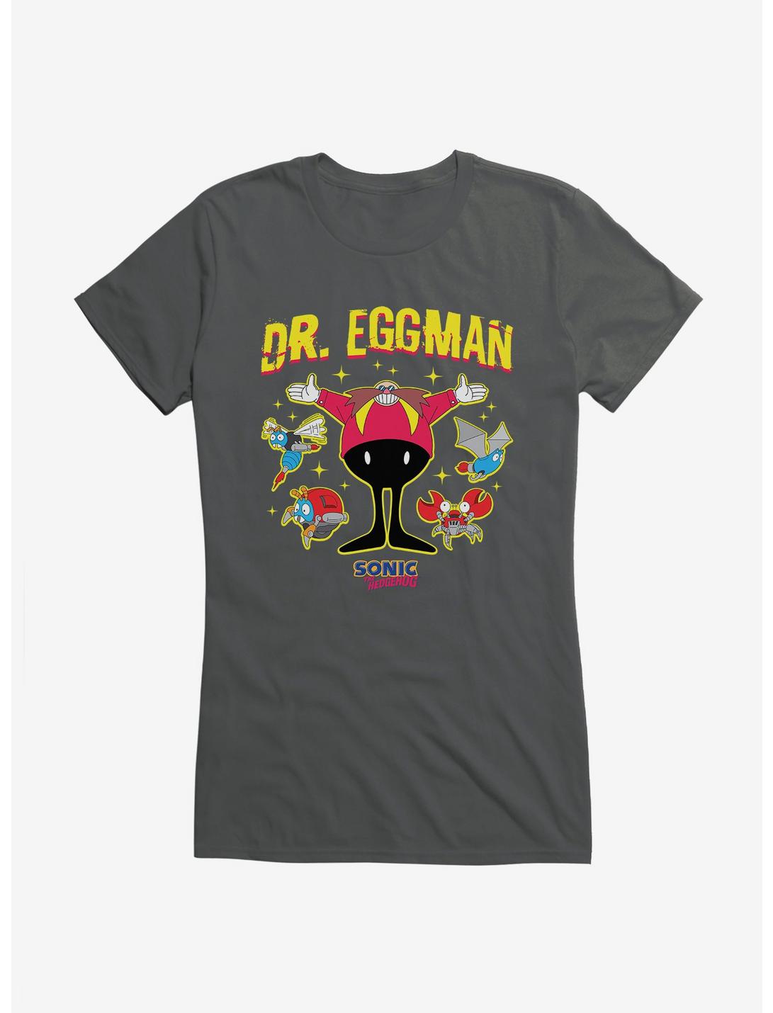 T-shirt Fille Méchant Dr. Eggman Sonic The Hedgehog