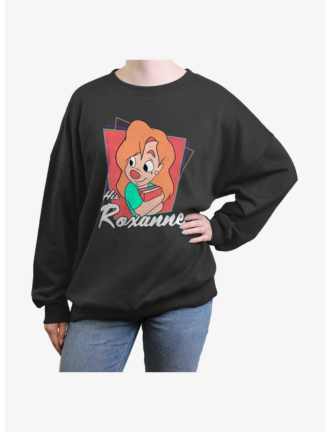 Disney Goofy His Roxanne Girls Oversized Sweatshirt
