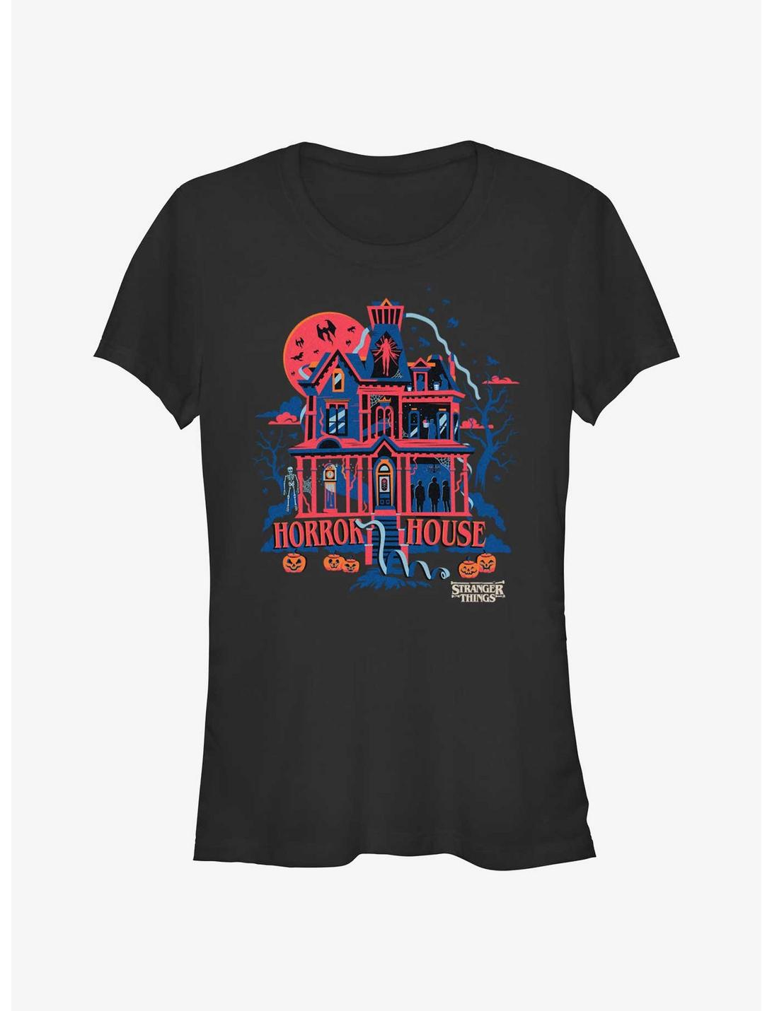 Stranger Things Haunted Vecna House Girls T-Shirt