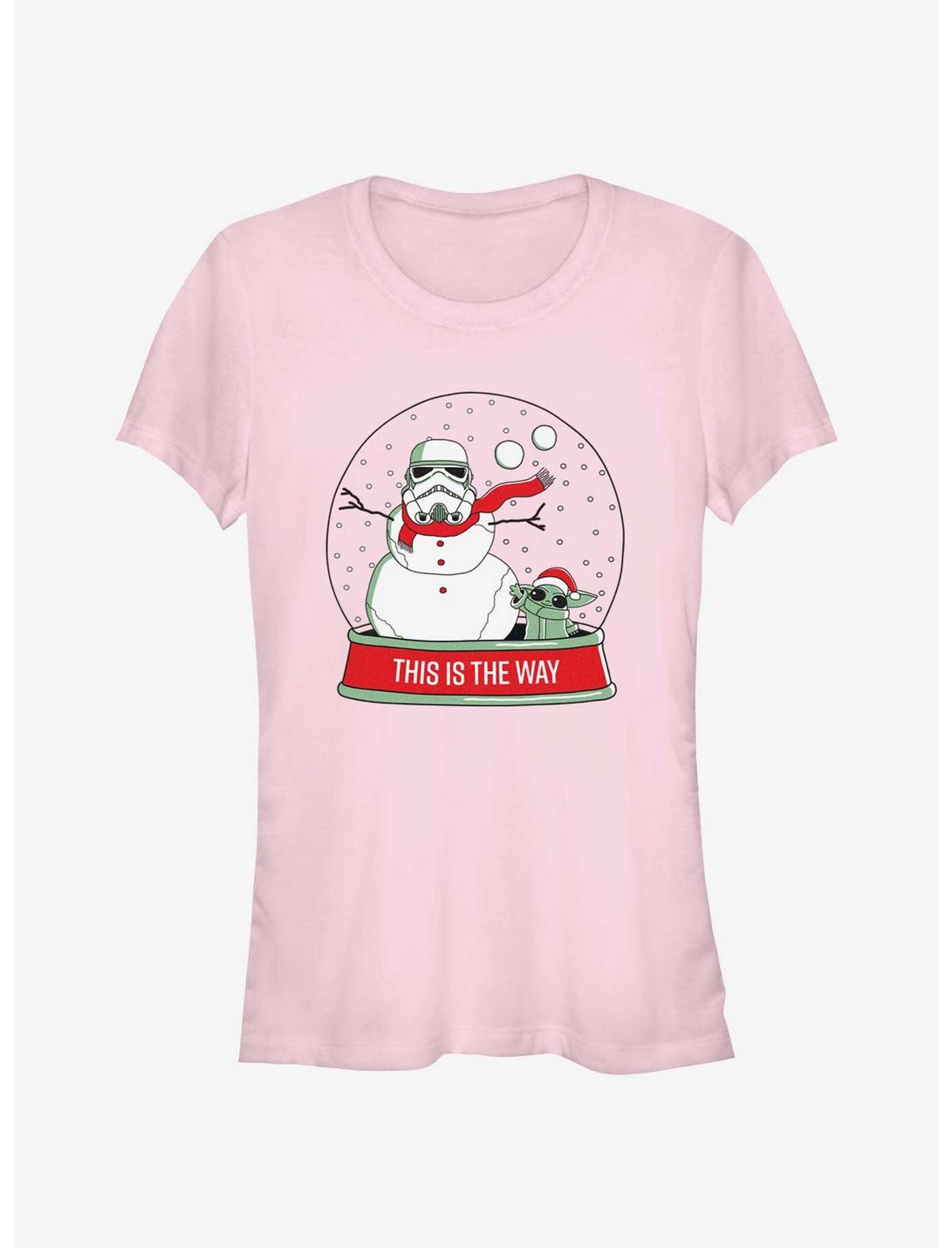 Star Wars The Mandalorian - T-shirt Fille « This Is The Way » Boule à Neige