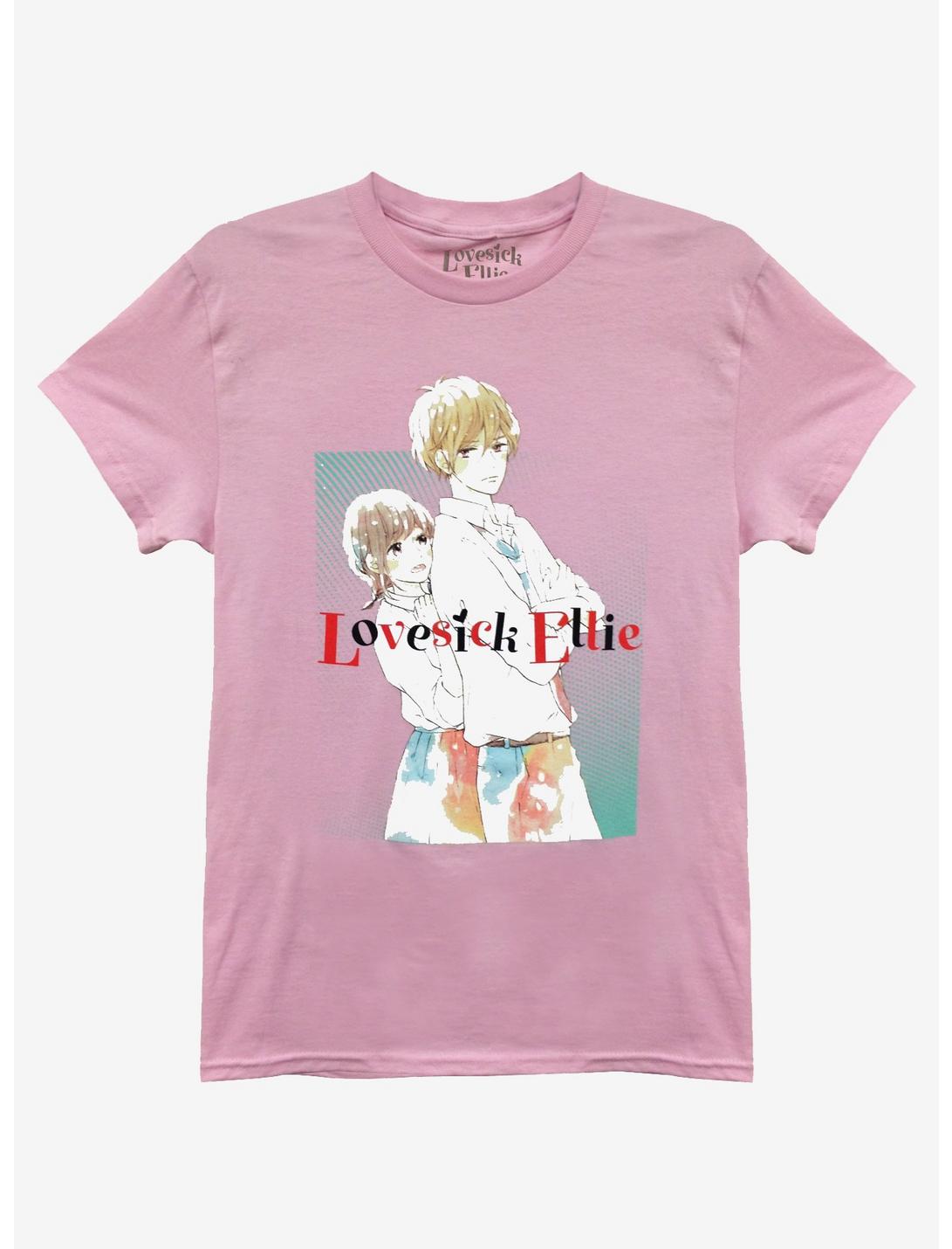 T-shirt pour Filles « Lovesick Ellie Manga Cover Boyfriend Fit »