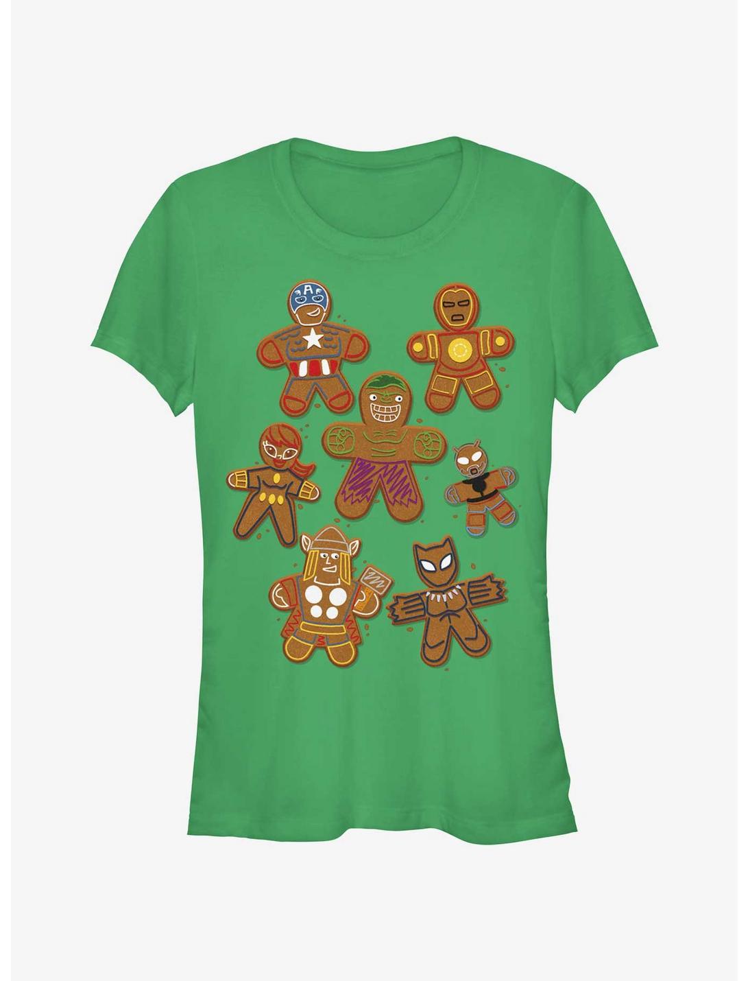 Marvel Avengers Gingerbread Cookies Girls T-Shirt