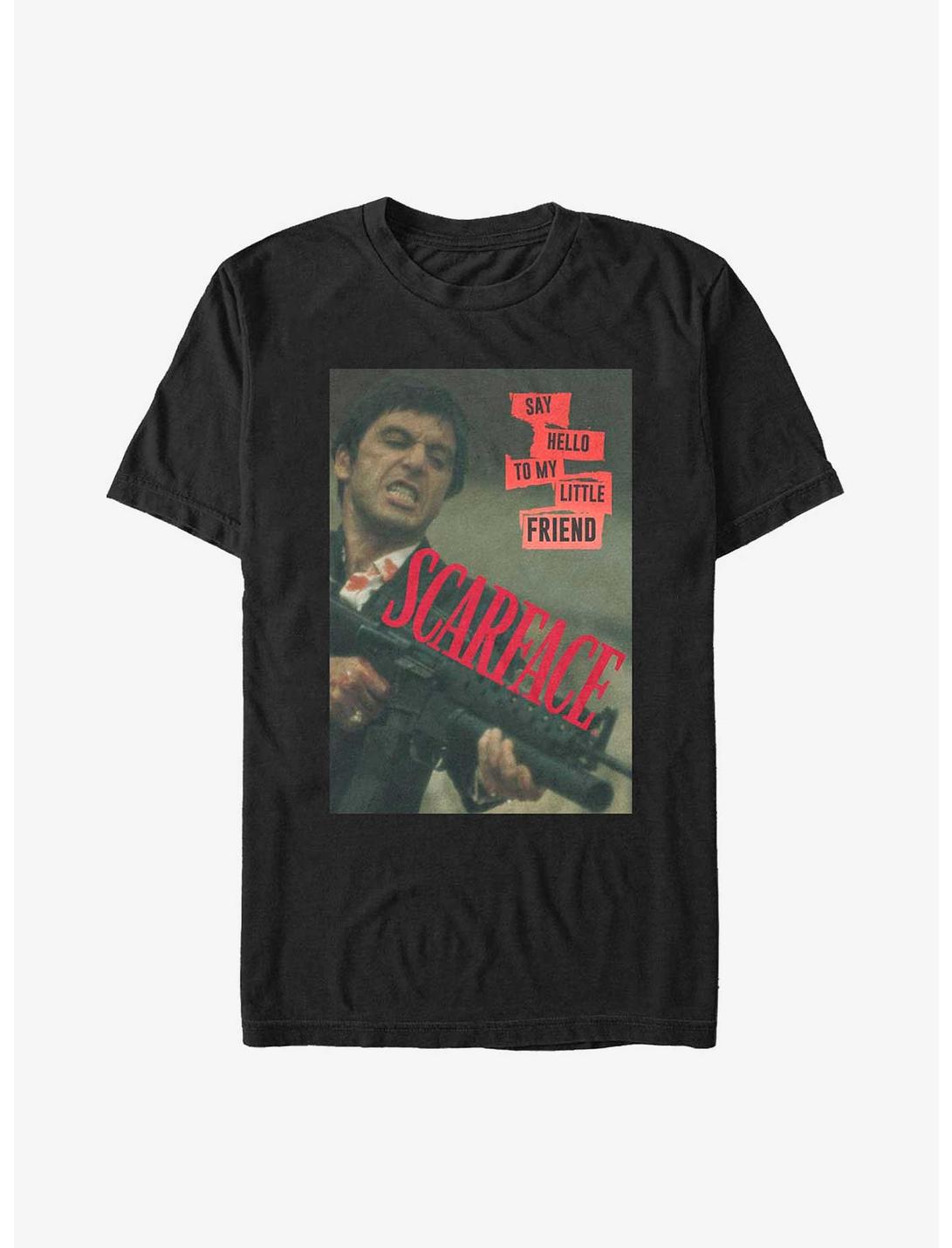 Scarface Say Hello To My Little Friend Poster T-Shirt