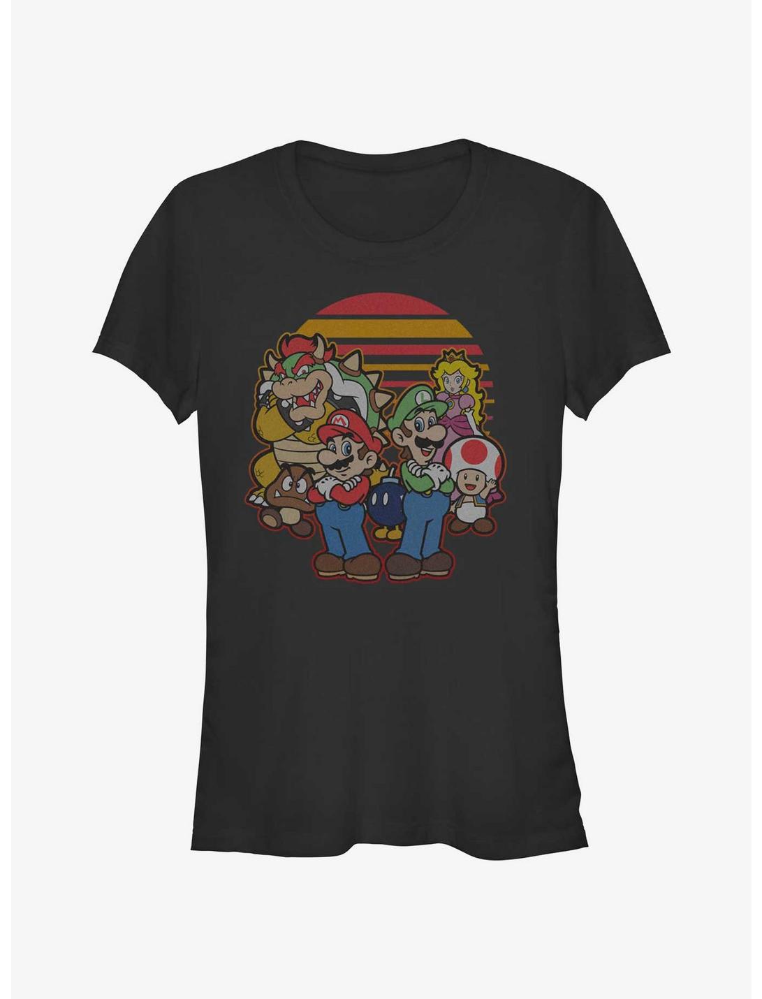 T-shirt Filles Nintendo Mario et ses amis