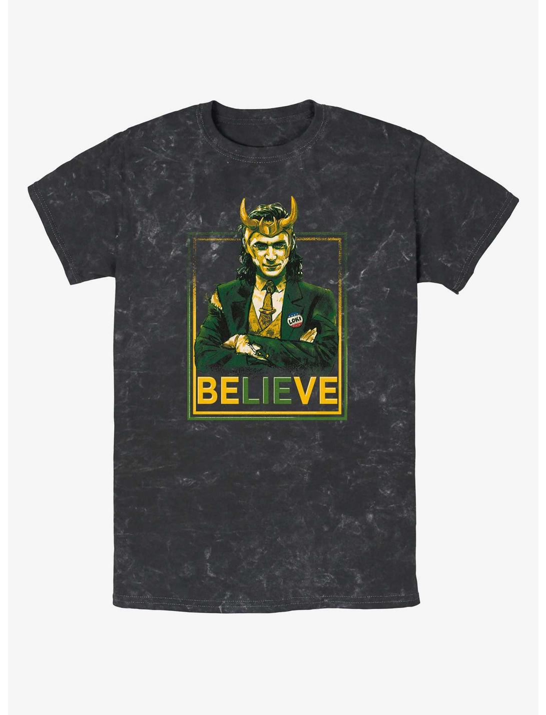 Marvel Loki Political Motive President Loki Mineral Wash T-Shirt