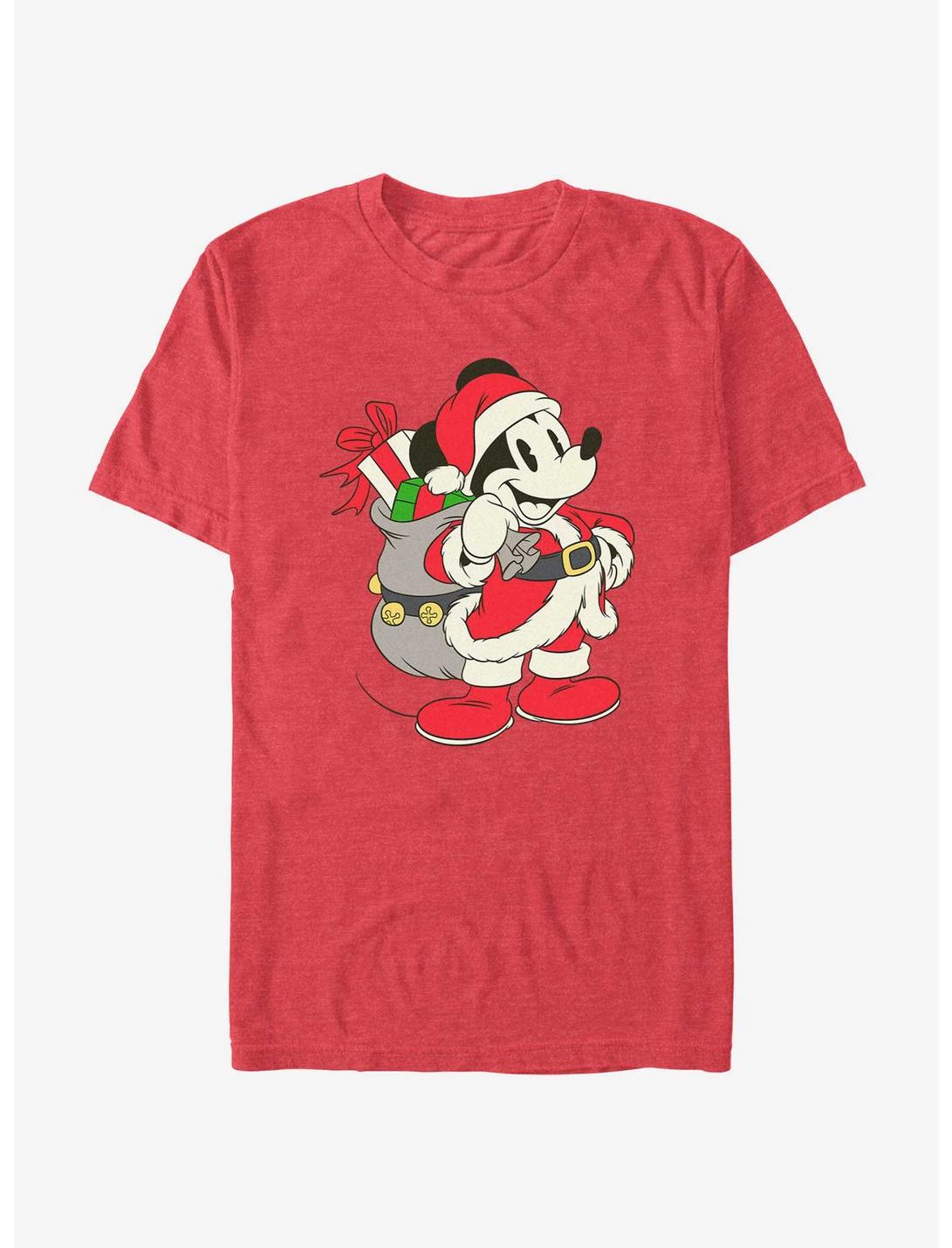 Disney Mickey Mouse Santa Claus Ready To Go T-Shirt