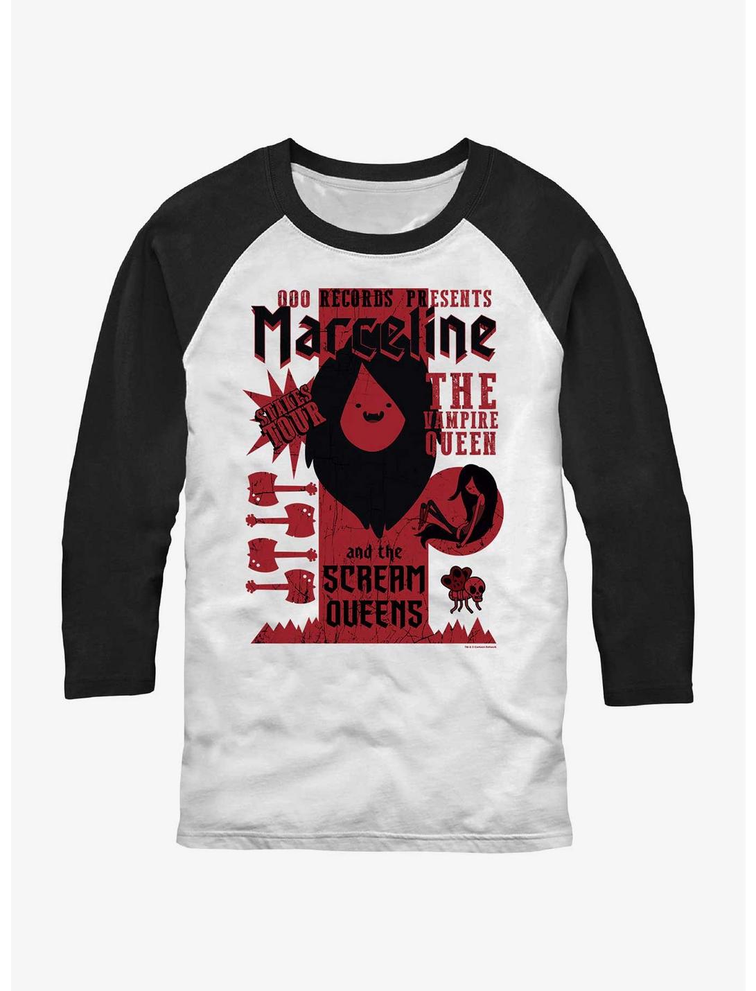 Adventure Time Marceline Scream Queens Stakes Tour Raglan T-Shirt