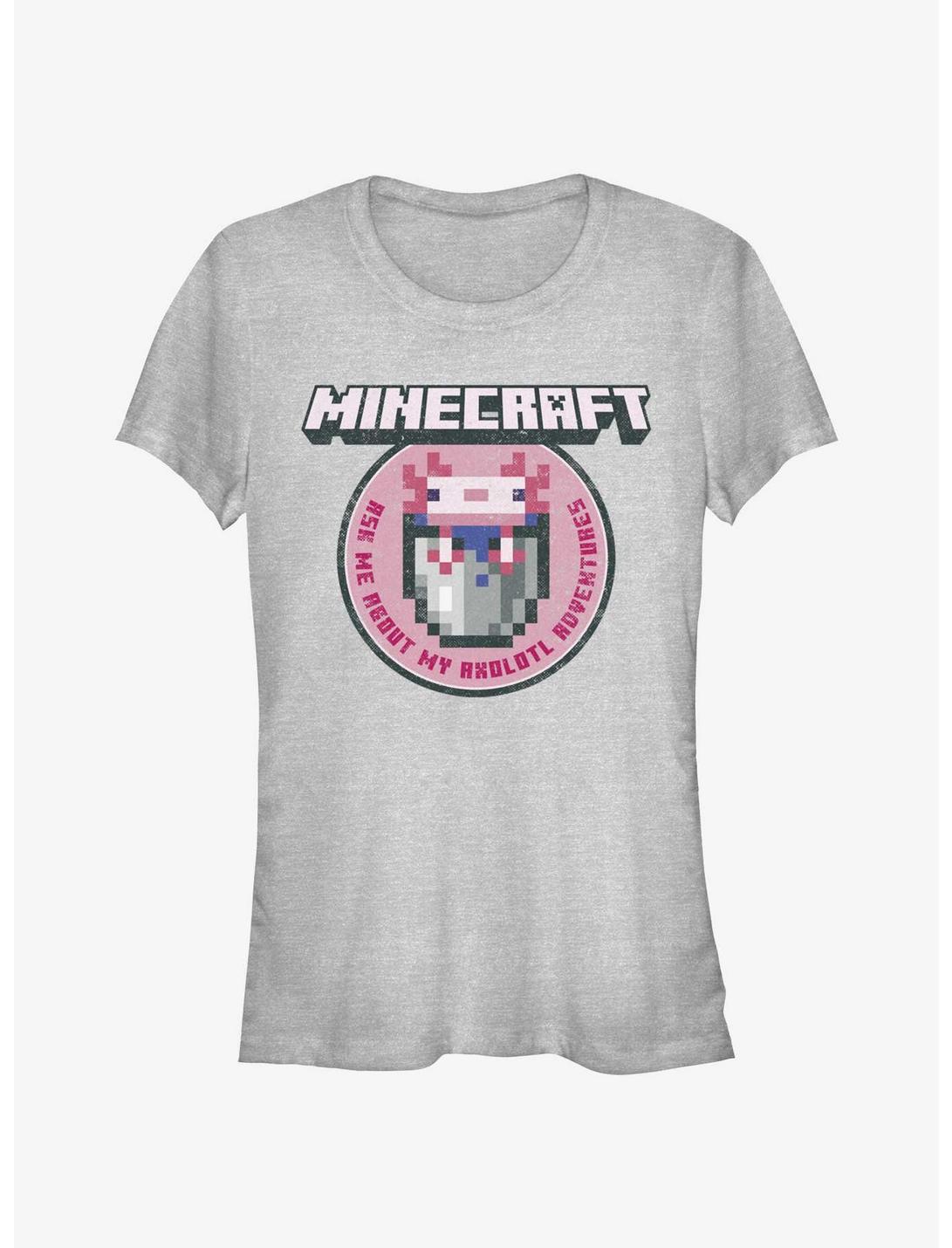 Minecraft Axolotl Adventures Girls T-Shirt