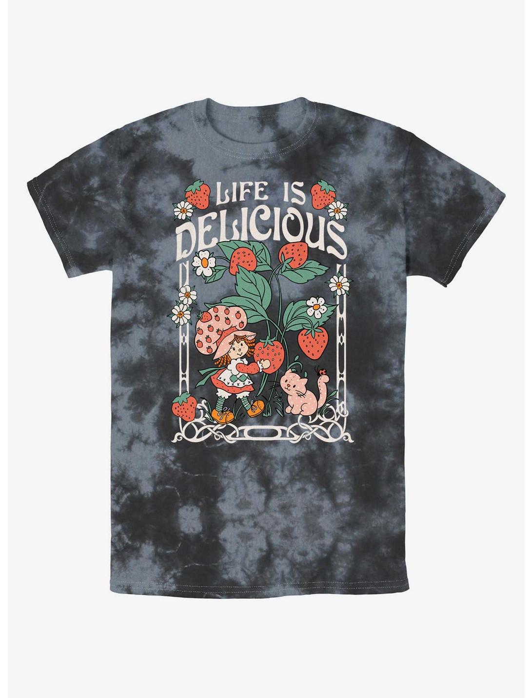 Strawberry Shortcake & Custard Life Is Delicious Tie-Dye T-Shirt