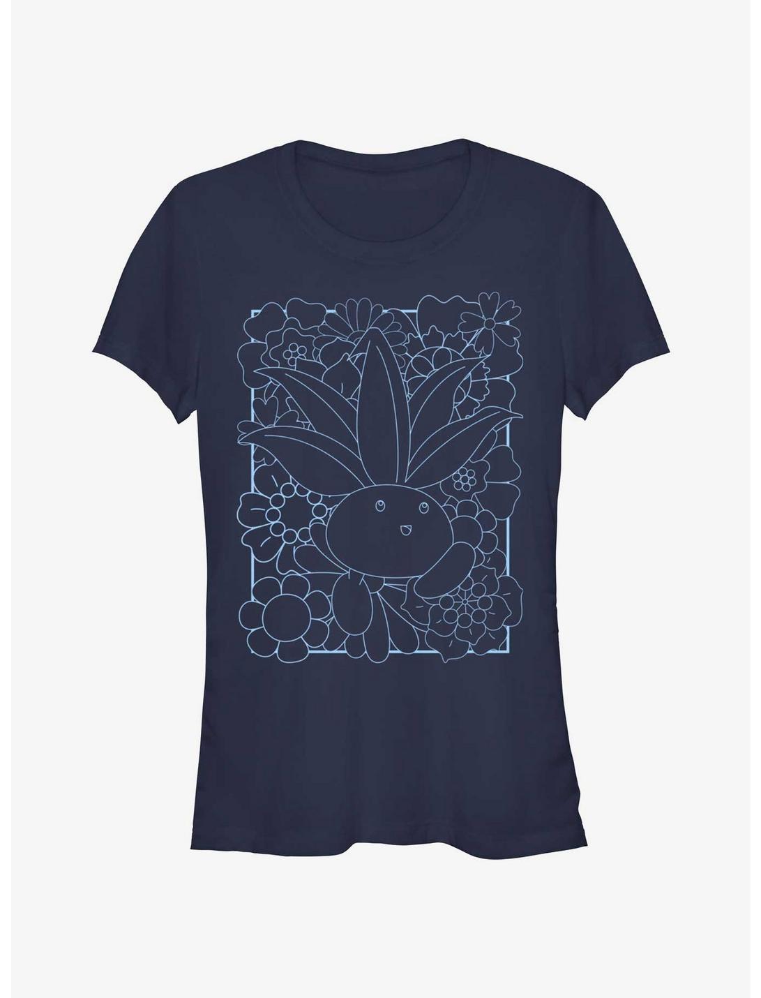 T-shirt fille Pokémon Oddish avec motif floral