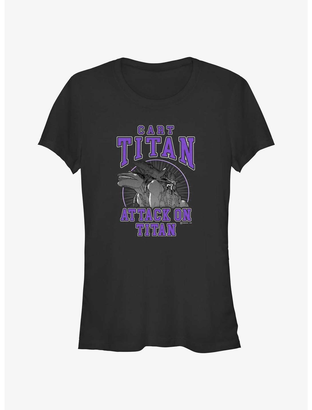 Attack on Titan Cart Titan Jersey Girls T-Shirt