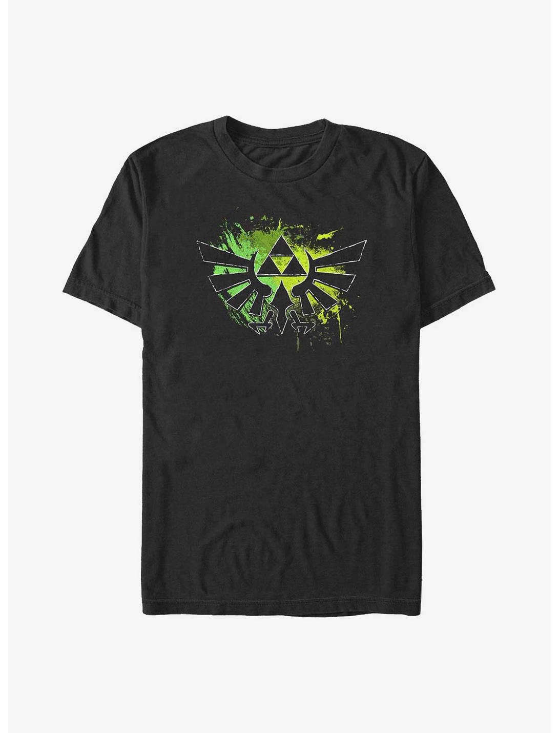 The Legend of Zelda Triforce Symbol Splat Big & Tall T-Shirt