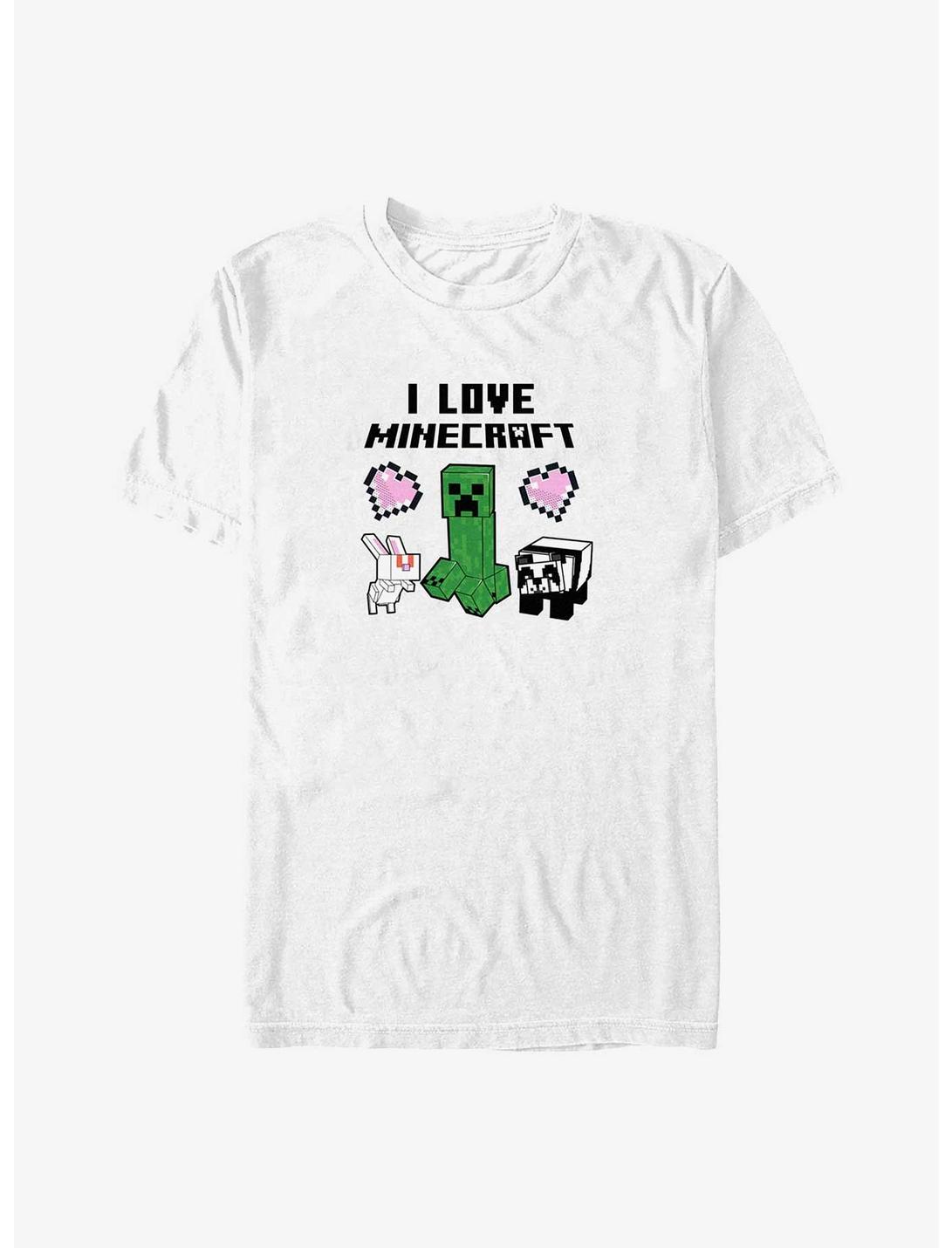 Minecraft I Love Minecraft Big & Tall T-Shirt