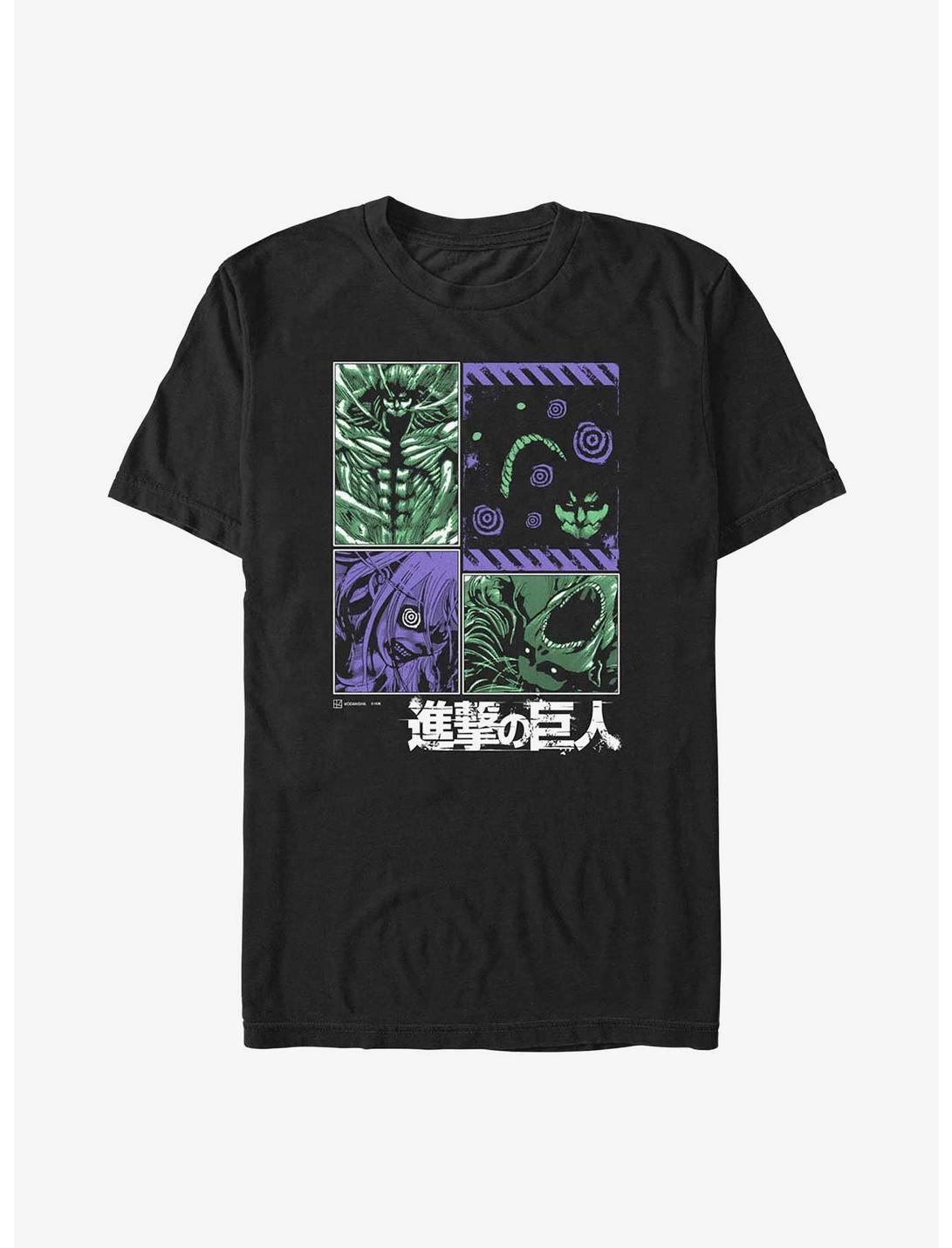T-shirt épais Attack on Titan : Les Trois Titans
