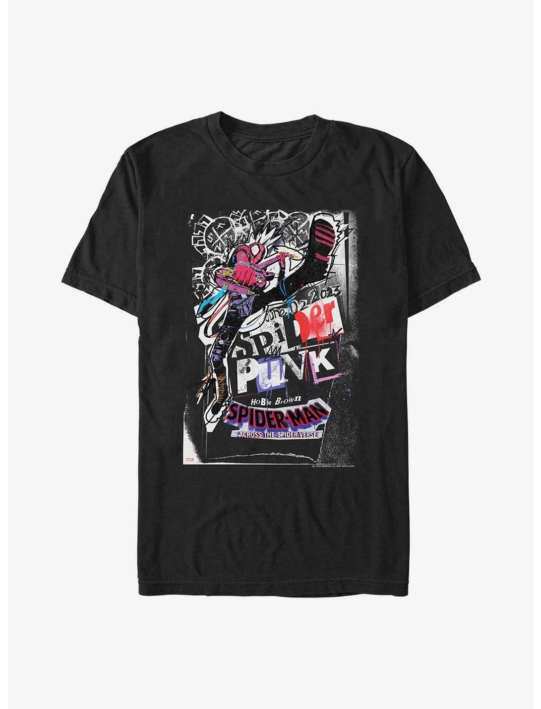 Marvel Spider-Man Spider Punk Poster Heavyweight T-Shirt