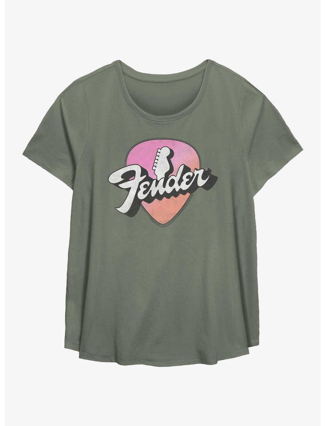 T-shirt Fender Pick Girls Grande Taille