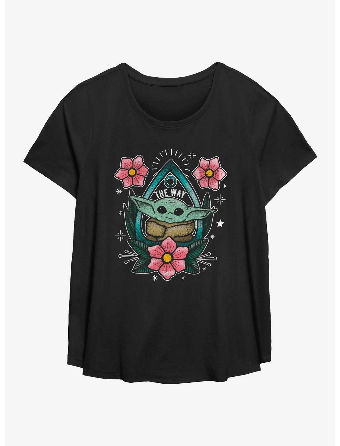 Star Wars The Mandalorian Planchette Grogu Girls T-Shirt Plus Size