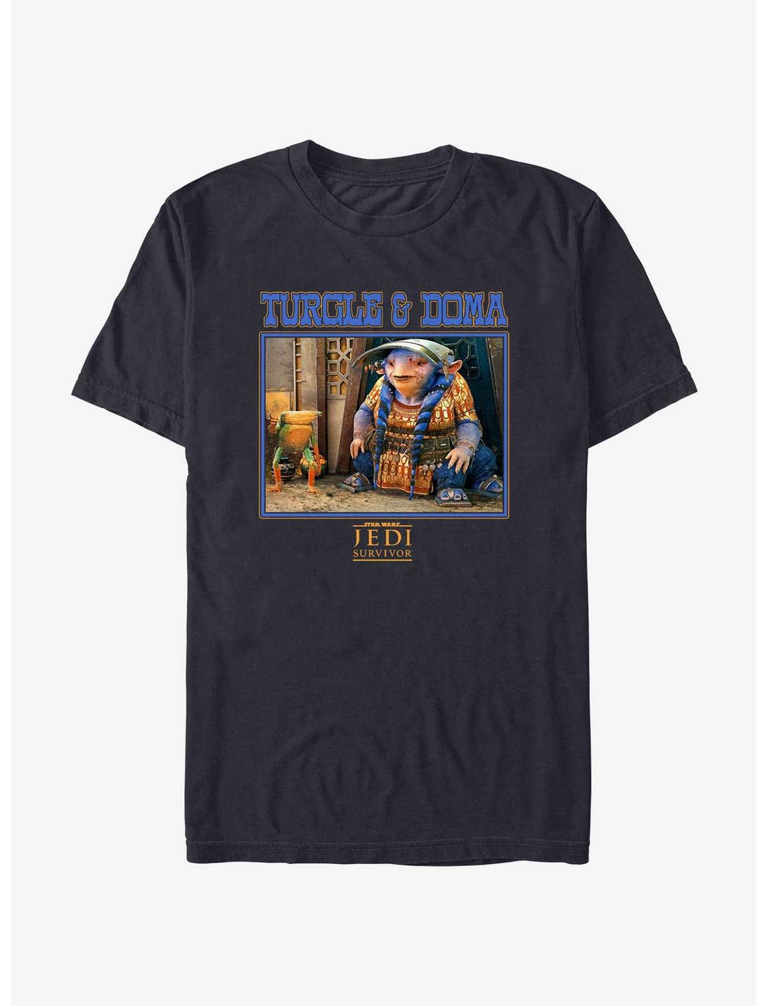 Star Wars Jedi: Survivor Turgle & Doma Poster T-Shirt