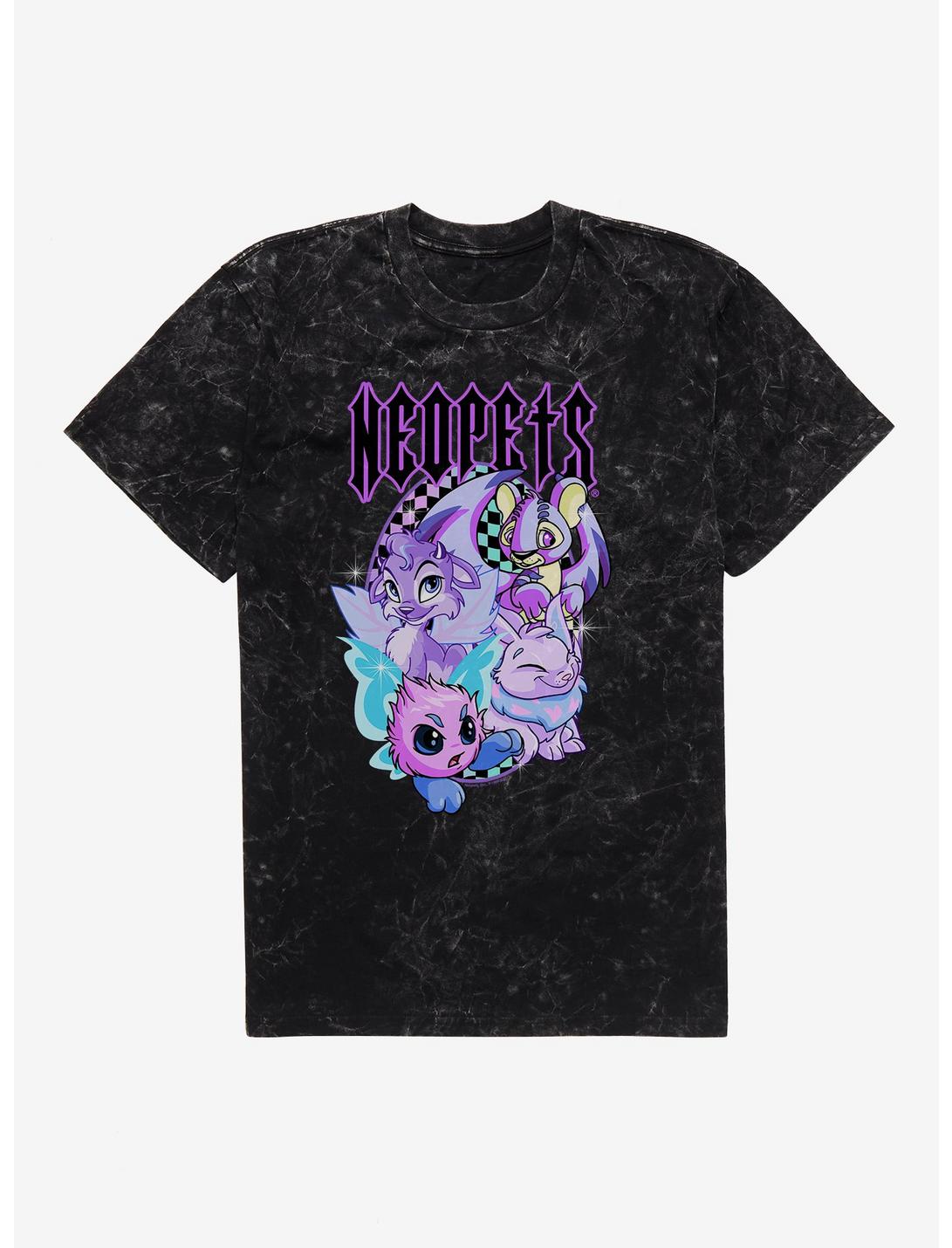 T-shirt Neopets Goth en délavage minéral