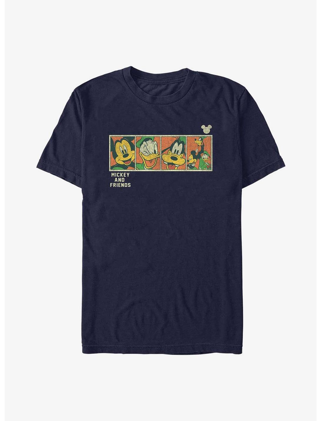 Disney Mickey Mouse & Friends Face Blocks T-Shirt